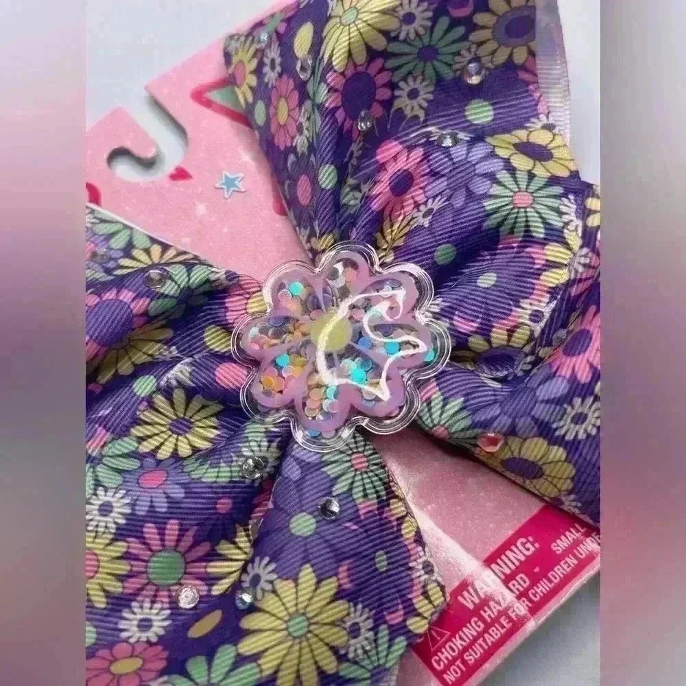 Nickelodeon Jojo Siwa Flower Stones Multicolor Bow Hairbow - Picture 3 of 6